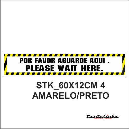 STK_60X12CM 4 | Autocolante para chão, Laminado 60×12 cm